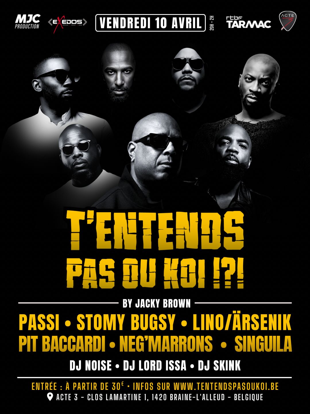 Affiche du Vendredi 10 avril 2026